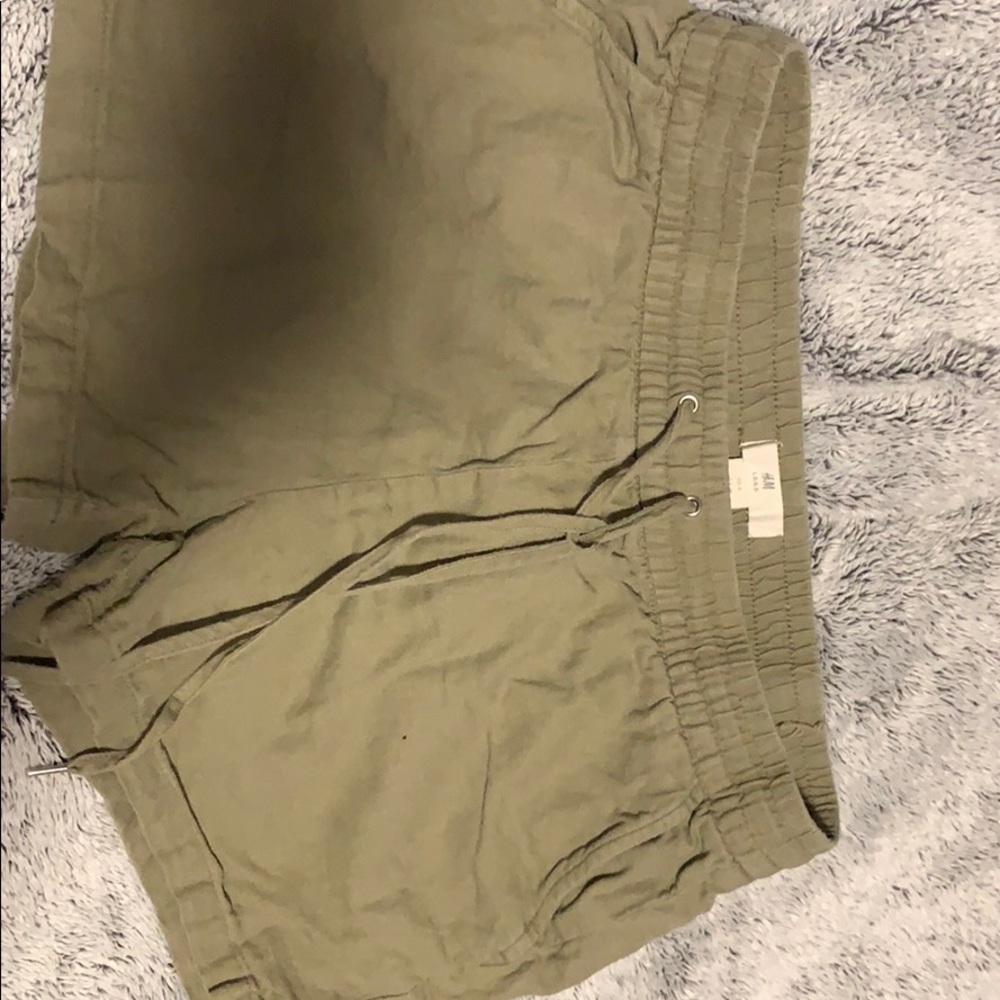 Green shorts